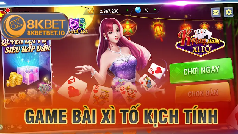 Game bài xì tố kịch tính