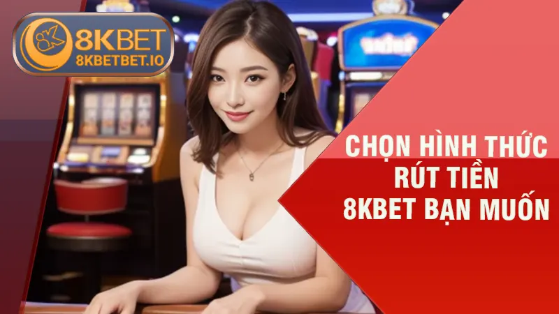 Rút Tiền 8KBET 2 Chọn hình thức rút tiền 8KBET bạn muốn