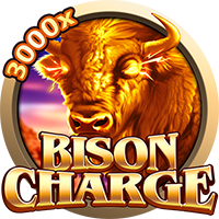 Game bison charge