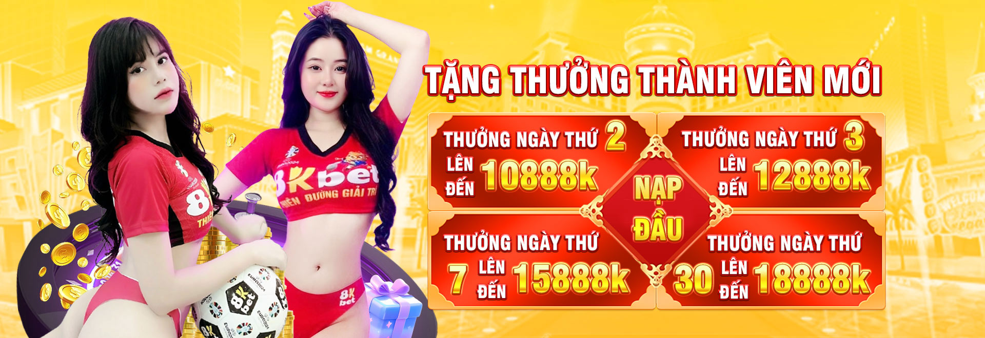 Khuyến mãi tặng thưởng 8KBET
